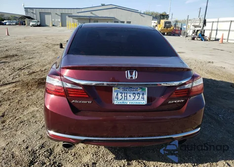 2017 Honda Accord Sport from USA, damaged, VIN 1HGCR2F52HA155898